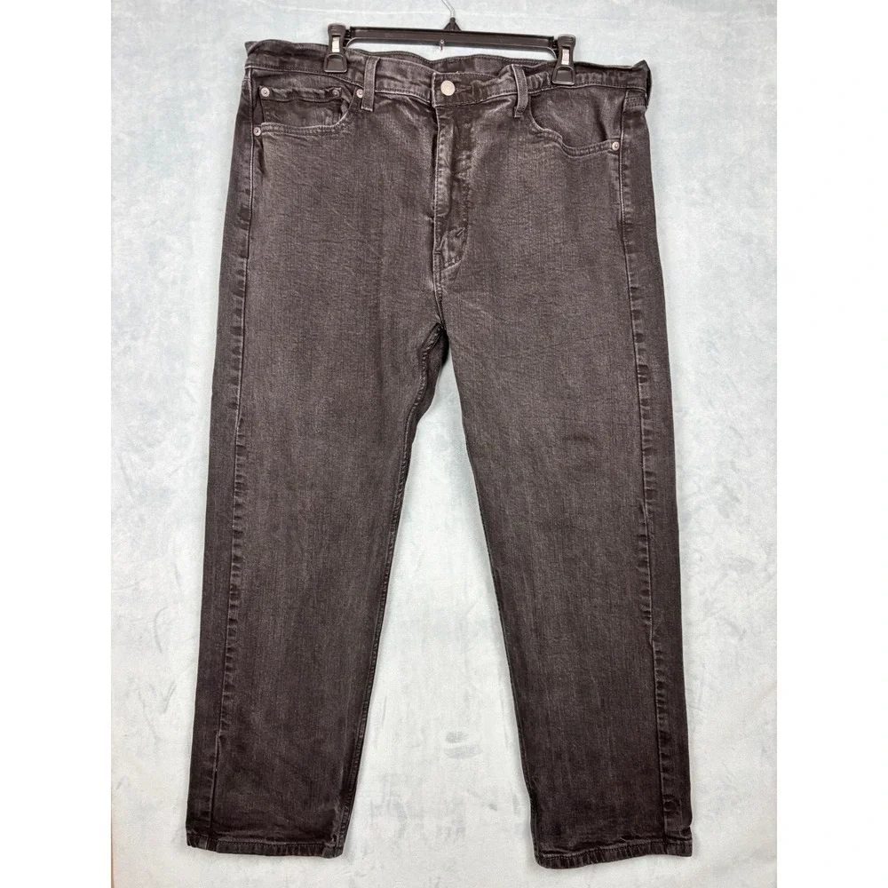 Levis 505 Regular Fit Jeans Mens 40x30 Charcoal Gray Straight Leg 00505-2622